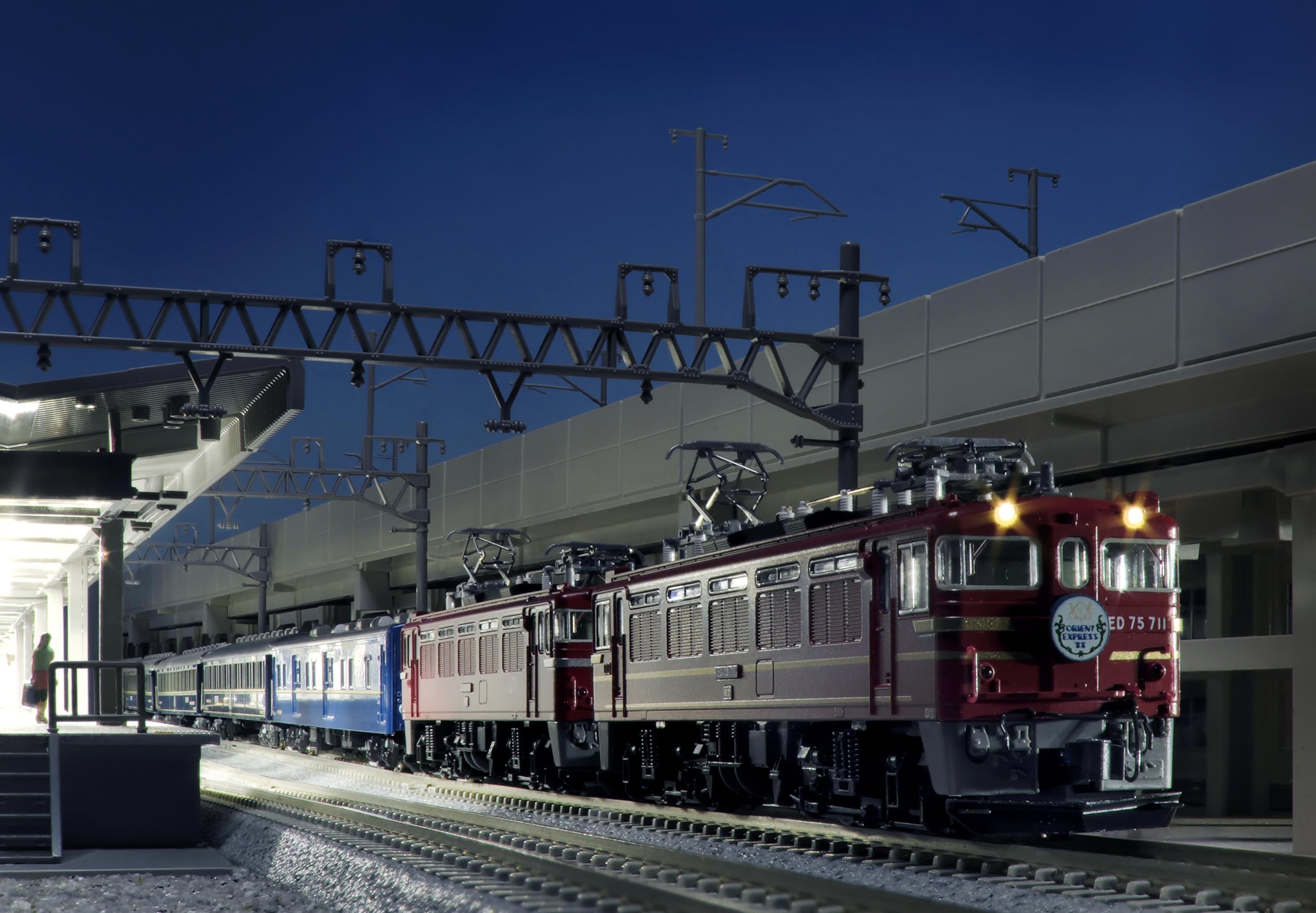 Amazon.co.jp: Kato (KATO) N Gauge ED75 700 Early Type Orient